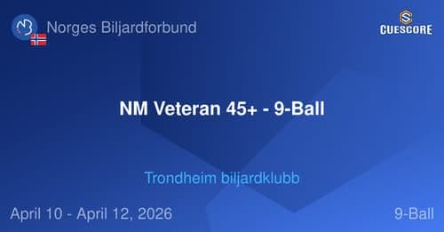 9-Ball NM Veteran 45+