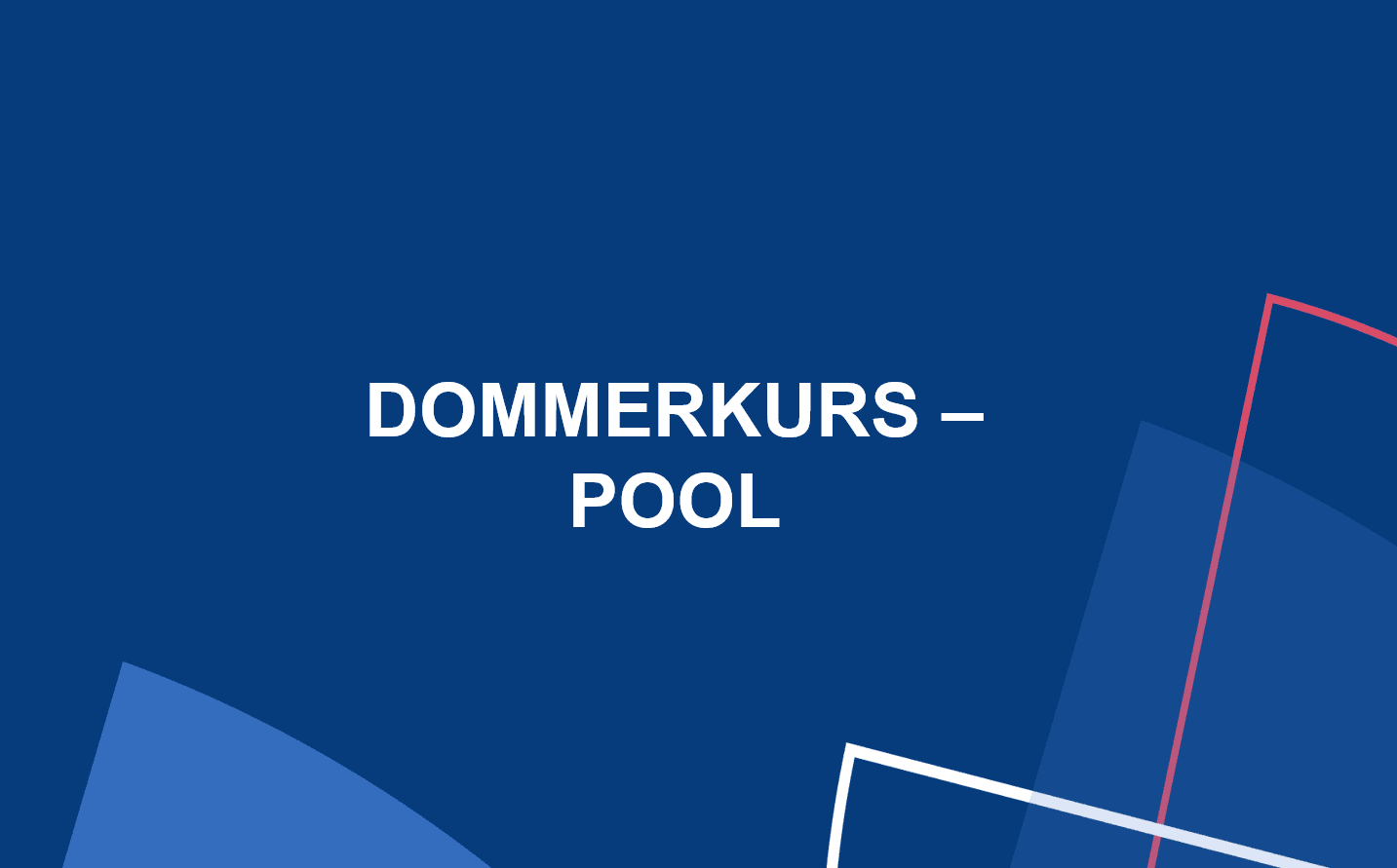 Dommerkurs - Pool