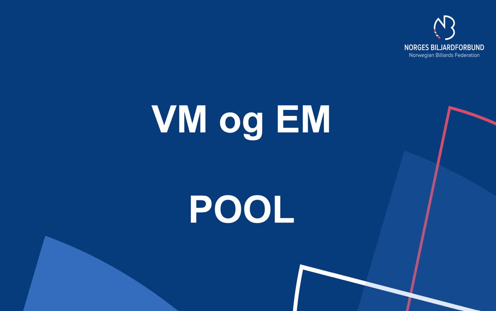 Mesterskap i Pool - 2026