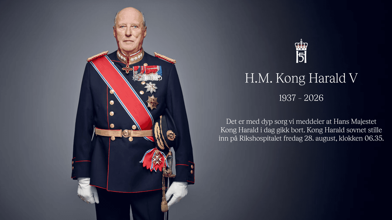 Minneord over Hans Majestet Kong Harald V