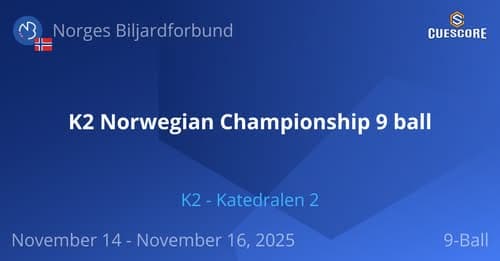 NM 9-Ball 2025 er historie