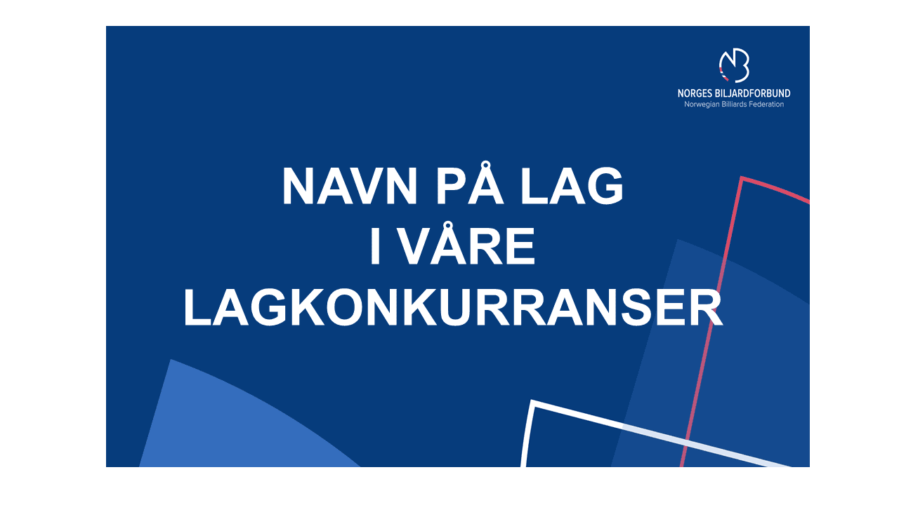 Nye regler for lagnavn